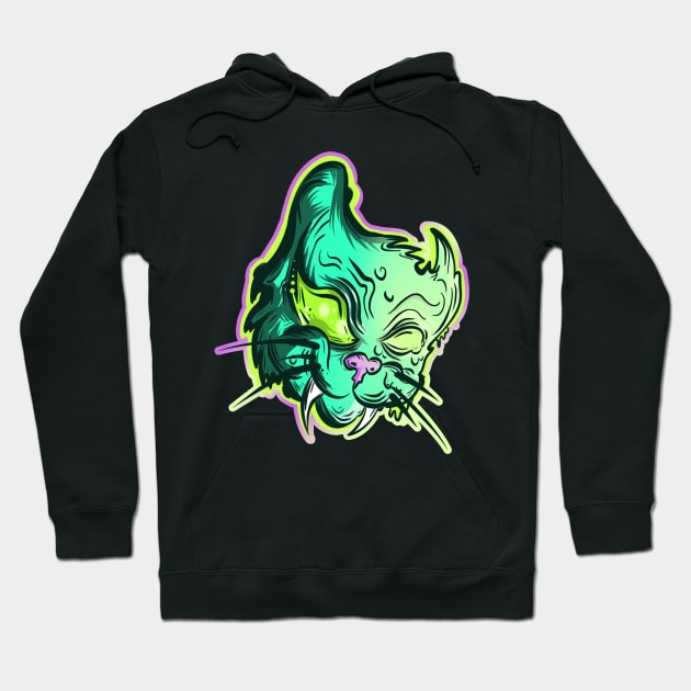 Green Hellcat Hoodie by Tony Romano